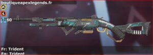 Skin Rare Trident en français ou Trident en anglais pour l'arme 30-30 du jeu vidéo apex legends