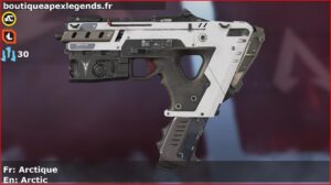 Skin Commun Arctique en français ou Arctic en anglais pour l'arme Alternator du jeu vidéo apex legends