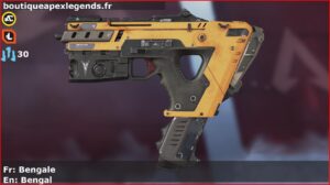 Skin Commun Bengale en français ou Bengal en anglais pour l'arme Alternator du jeu vidéo apex legends