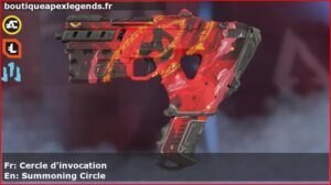 Skin Épique Cercle d'invocation en français ou Summoning Circle en anglais pour l'arme Alternator du jeu vidéo apex legends