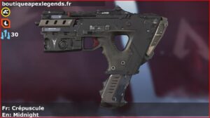 Skin Commun Crépuscule en français ou Midnight en anglais pour l'arme Alternator du jeu vidéo apex legends