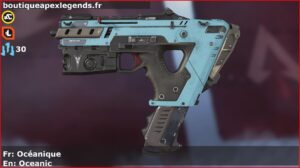 Skin Commun Océanique en français ou Oceanic en anglais pour l'arme Alternator du jeu vidéo apex legends