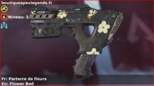 Skin Rare Parterre de fleurs en français ou Flower Bed en anglais pour l'arme Alternator du jeu vidéo apex legends