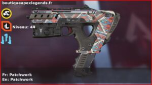 Skin Rare Patchwork en français ou Patchwork en anglais pour l'arme Alternator du jeu vidéo apex legends