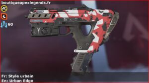 Skin Rare Style urbain en français ou Urban Edge en anglais pour l'arme Alternator du jeu vidéo apex legends