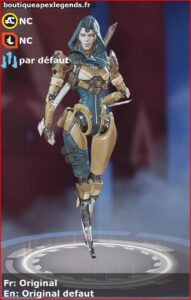 skin pour ash: Original en français ou Original defaut en anglais , du jeu apex legends