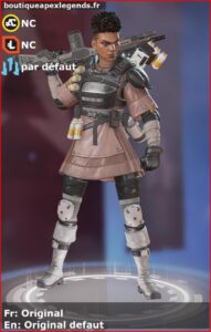 skin pour bangalore: Original en français ou Original defaut en anglais , du jeu apex legends