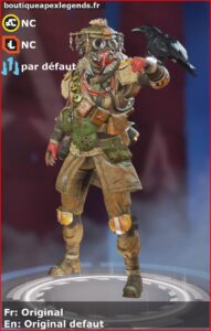 skin pour bloodhound: Original en français ou Original defaut en anglais , du jeu apex legends