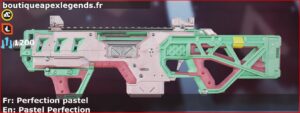 Skin Légendaire Perfection pastel en français ou Pastel Perfection en anglais pour l'arme CAR du jeu vidéo apex legends