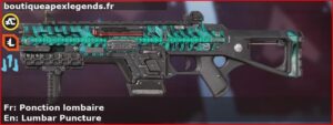 Skin Rare Ponction lombaire en français ou Lumbar Puncture en anglais pour l'arme CAR du jeu vidéo apex legends