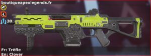 Skin Commun Trèfle en français ou Clover en anglais pour l'arme CAR du jeu vidéo apex legends