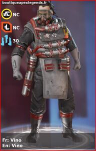 skin pour caustic: Vino en français ou Vino en anglais , du jeu apex legends