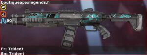 Skin Rare Trident en français ou Trident en anglais pour l'arme EVA-8 du jeu vidéo apex legends