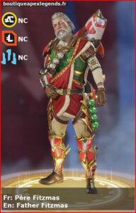 skin pour fuse: Père Fitzmas en français ou Father Fitzmas en anglais , du jeu apex legends