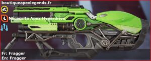 Skin Légendaire Fragger en français ou Fragger en anglais pour l'arme L-STAR du jeu vidéo apex legends