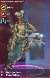 skin pour lifeline: Anti-douleur en français ou Pain Killer en anglais , du jeu apex legends