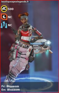 skin pour lifeline: Blossom en français ou Blossom en anglais , du jeu apex legends