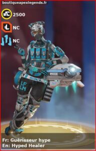 skin pour lifeline: Guérisseur hype en français ou Hyped Healer en anglais , du jeu apex legends