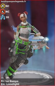 skin pour lifeline: La Guepe en français ou Limelight en anglais , du jeu apex legends