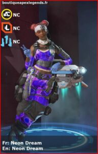 skin pour lifeline: Neon Dream en français ou Neon Dream en anglais , du jeu apex legends