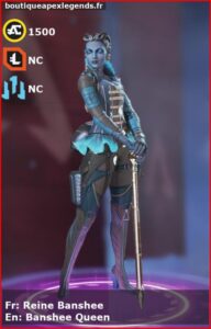 skin pour loba: Reine Banshee en français ou Banshee Queen en anglais , du jeu apex legends