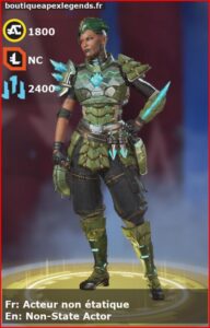 skin pour mad maggie: Acteur non étatique en français ou Non-State Actor en anglais , du jeu apex legends