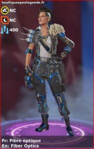 skin pour mad maggie: Fibre optique en français ou Fiber Optics en anglais , du jeu apex legends