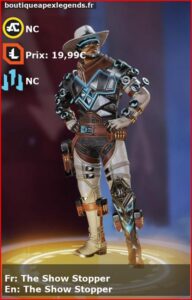 skin pour mirage: The Show Stopper en français ou The Show Stopper en anglais , du jeu apex legends