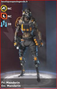 skin pour octane: Mandarin en français ou Mandarin en anglais , du jeu apex legends