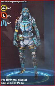 skin pour octane: Rythme glacial en français ou Glacial Pace en anglais , du jeu apex legends