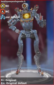 skin pour pathfinder: Original en français ou Original defaut en anglais , du jeu apex legends