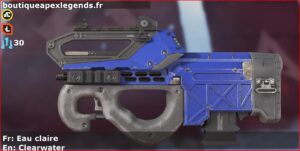 Skin Commun Eau claire en français ou Clearwater en anglais pour l'arme Prowler du jeu vidéo apex legends