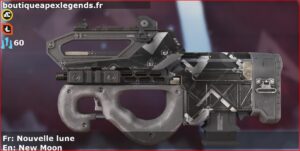 Skin Rare Nouvelle lune en français ou New Moon en anglais pour l'arme Prowler du jeu vidéo apex legends