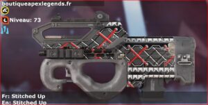 Skin Rare Stitched Up en français ou Stitched Up en anglais pour l'arme Prowler du jeu vidéo apex legends