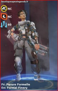 skin pour rampart: Parure Formelle en français ou Formal Finery en anglais , du jeu apex legends