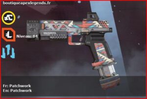 Skin Rare Patchwork en français ou Patchwork en anglais pour l'arme RE-45 du jeu vidéo apex legends