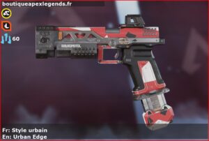 Skin Rare Style urbain en français ou Urban Edge en anglais pour l'arme RE-45 du jeu vidéo apex legends