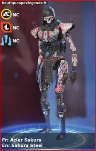 skin pour revenant: Acier Sakura en français ou Sakura Steel en anglais , du jeu apex legends