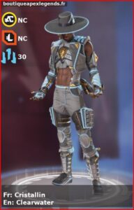 skin pour seer: Cristallin en français ou Clearwater en anglais , du jeu apex legends