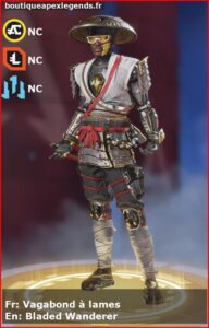 skin pour seer: Vagabond à lames en français ou Bladed Wanderer en anglais , du jeu apex legends