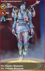 skin pour valkyrie: Frozen Blossom en français ou Frozen Blossom en anglais , du jeu apex legends