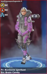 skin pour wattson: Bonbons spirituel en français ou Brain Candy en anglais , du jeu apex legends