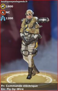 skin pour wattson: Commande éléctrique en français ou Fly-by-Wire en anglais , du jeu apex legends