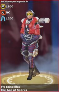 skin pour wattson: Etincelles en français ou Ace of Sparks en anglais , du jeu apex legends