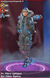 skin pour wattson: Fibre optique en français ou Fiber Optics en anglais , du jeu apex legends