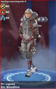 skin pour wattson: Lignee en français ou Bloodline en anglais , du jeu apex legends