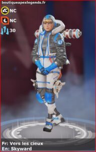 skin pour wattson: Vers les cieux en français ou Skyward en anglais , du jeu apex legends