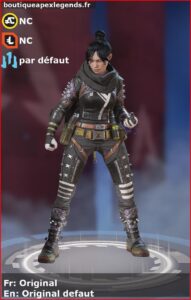 skin pour wraith: Original en français ou Original defaut en anglais , du jeu apex legends