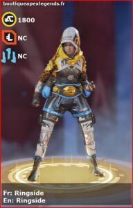 skin pour wraith: Ringside en français ou Ringside en anglais , du jeu apex legends