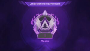 Image de l'obtention du badge du Rang master sur apex legends